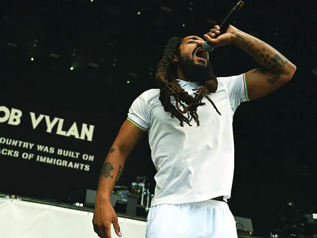 bob vylan called for death to the israeli military on stage photo afp