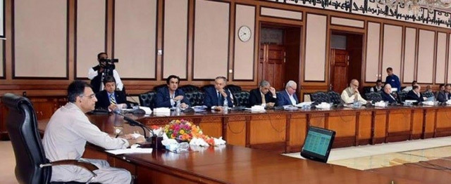 finance minister asad umar chairs ecc meeting photo ptv finance minister asad umar chairs ecc meeting photo ptv