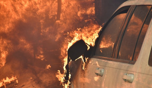 the arsonist called the victim sometime later to inform him that his car was on fire photo reuters the arsonist called the victim sometime later to inform him that his car was on fire photo reuters