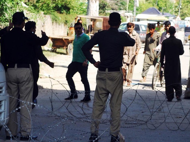 police show preparedness ahead of muharram in islamabad