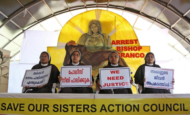 nuns hold placards during a protest demanding justice after an alleged sexual assault of a nun by a bishop in kochi in the southern state of kerala india september 13 2018 the placards read in malayalam quot why is the government silent 039 039 police do justice 039 and quot our lives are threatened 039 photo reuters nuns hold placards during a protest demanding justice after an alleged sexual assault of a nun by a bishop in kochi in the southern state of kerala india september 13 2018 the placards read in malayalam quot why is the government silent 039 039 police do justice 039 and quot our lives are threatened 039 photo reuters