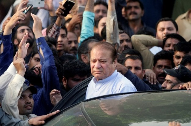 former premier nawaz sharif arriving at kulsoom nawaz 039 s funeral photo reuters former premier nawaz sharif arriving at kulsoom nawaz 039 s funeral photo reuters