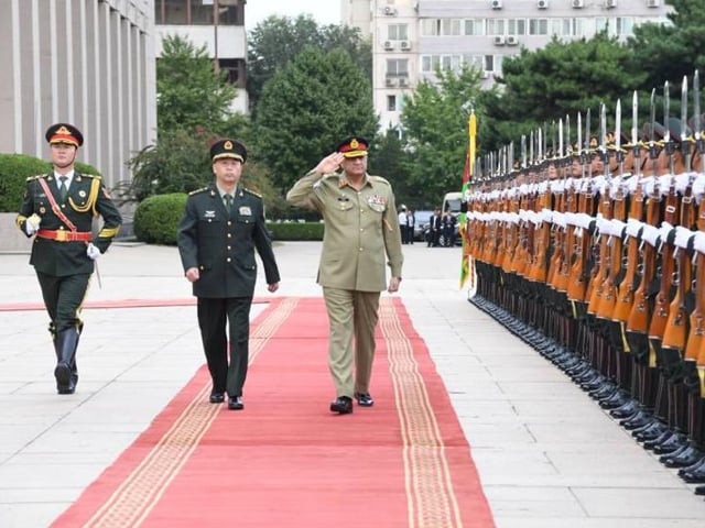 gen qamar javed bajwa visits pla headquarters photo ispr gen qamar javed bajwa visits pla headquarters photo ispr