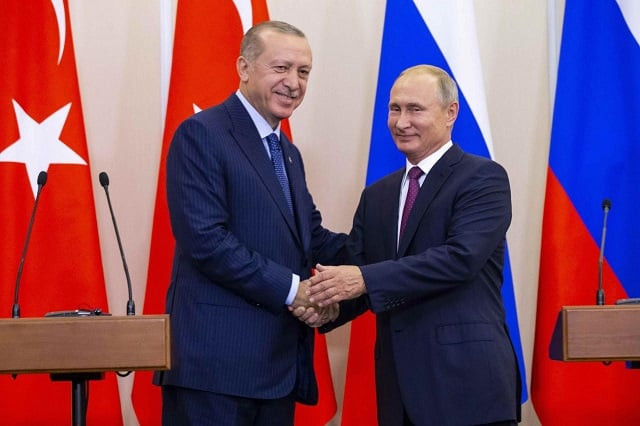 turkish president with his russian counterpart reuters file