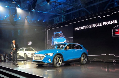 audi launches electric suv in tesla s backyard audi launches electric suv in tesla s backyard