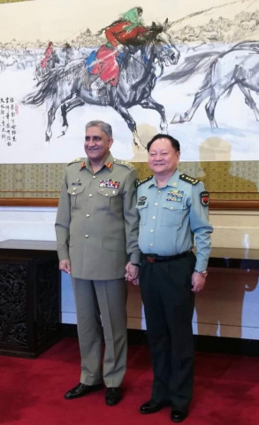 coas with chinese general zhang youxia photo ispr coas with chinese general zhang youxia photo ispr