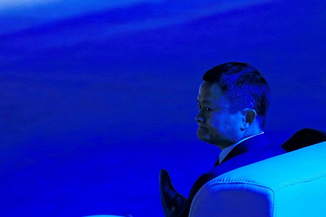 alibaba group co founder and executive chairman jack ma attends the waic world artificial intelligence conference in shanghai china september 17 2018 photo reuters