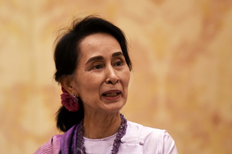 a former columnist for state media has been jailed for seven years for quot abusive quot facebook posts about myanmar leader aung san suu kyi a court official said the latest case threatening free expression in the country photo afp