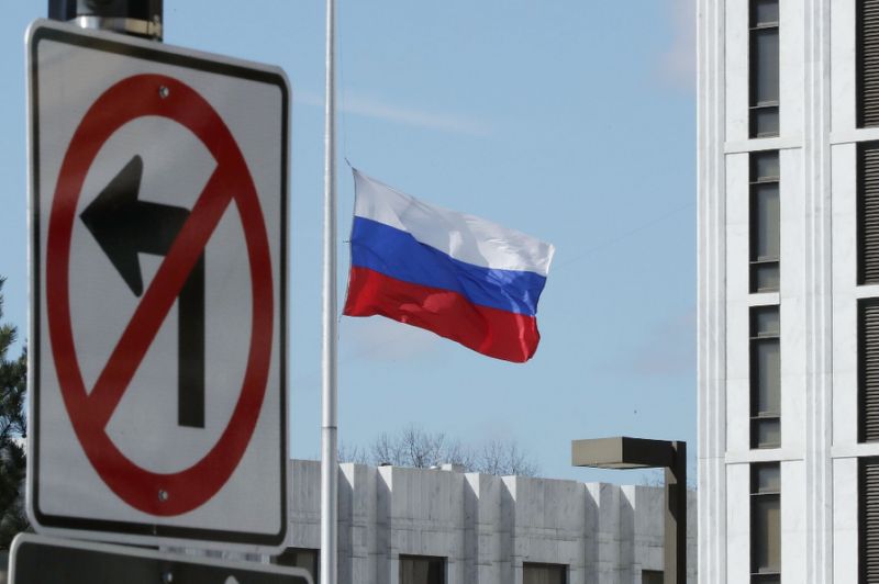 the united states announced a new raft of measures that would punish third countries for dealing with moscow photo afp