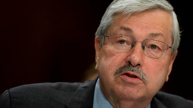 beijing summoned us ambassador terry branstad and quot lodged solemn representations over us sanctions quot according to chinese state media photo afp