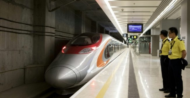 rail link between hong kong and beijing photo afp