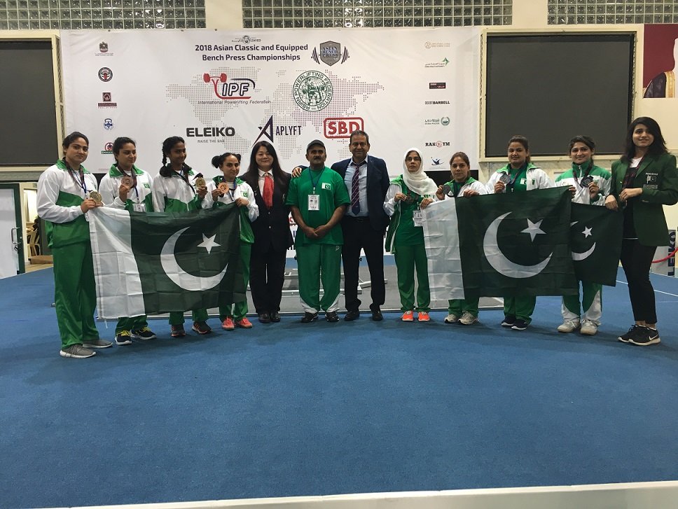 great move pakistan had never sent nine women at an event before and the initiative of sending more women than men paid off well photo courtesy pakistan powerlifting federation