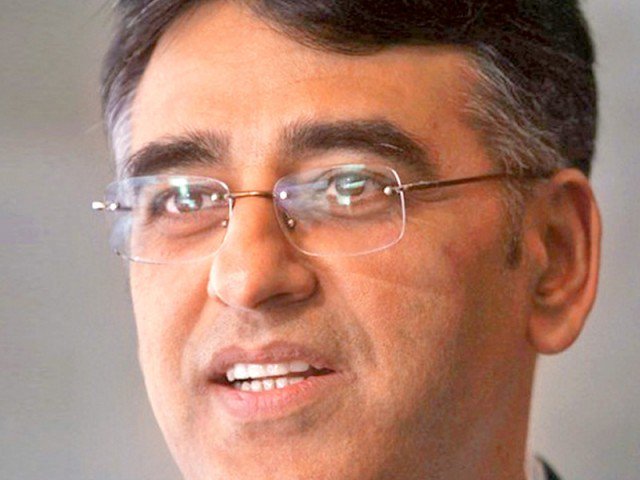 finance minister asad umer photo express