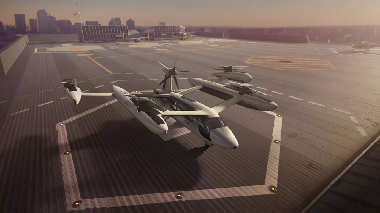 an artist 039 s rendering of the uber flying taxi concept in this handout photo reuters an artist 039 s rendering of the uber flying taxi concept in this handout photo reuters