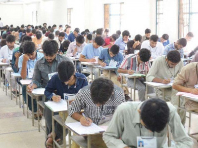 65 670 candidates take uhs test in punjab 65 670 candidates take uhs test in punjab