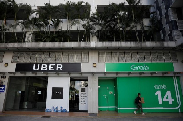 a view of uber and grab offices in singapore march 26 2018 photo reuters