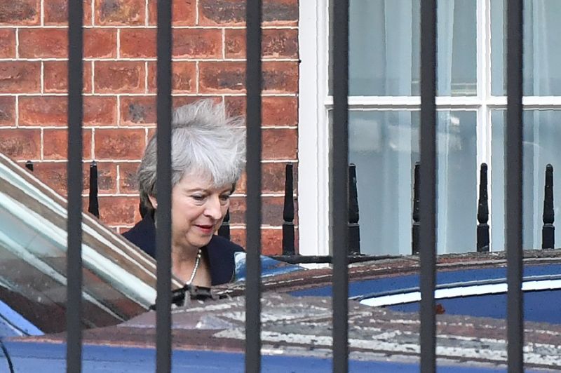 may is expected to make an announcement on future immigration rules at her conservative party 039 s conference next week photo afp