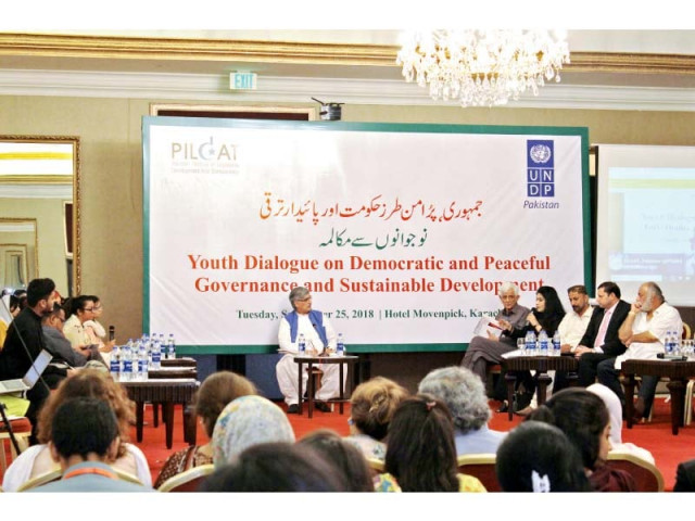 the youth dialogue aimed to provide an opportunity to youngsters to question and seek answers from government representatives photo express the youth dialogue aimed to provide an opportunity to youngsters to question and seek answers from government representatives photo express