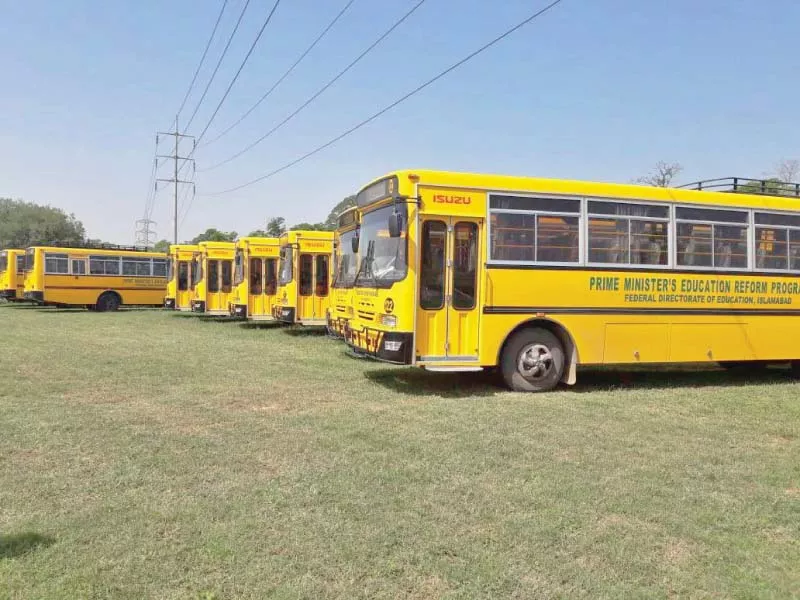 busses allocated for students of fde schools and colleges photo express busses allocated for students of fde schools and colleges photo express