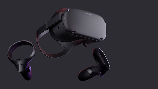the new oculus quest headset showcased at the facebook unit 039 s developer conference is being aimed at gamers seeking immersion in virtual worlds with other potential applications likely in the future photo facebook newsroom