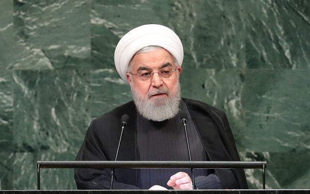 file photo iranian president hassan rouhani addresses the 73rd session of the united nations general assembly in new york september 25 2018 photo reuters file