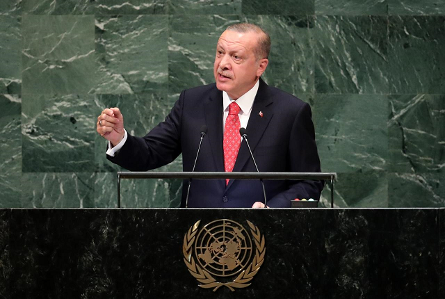 turkey 039 s president recep tayyip erdogan addresses the 73rd session of the united nations general assembly at un headquarters in new york us september 25 2018 photo reuters turkey 039 s president recep tayyip erdogan addresses the 73rd session of the united nations general assembly at un headquarters in new york us september 25 2018 photo reuters