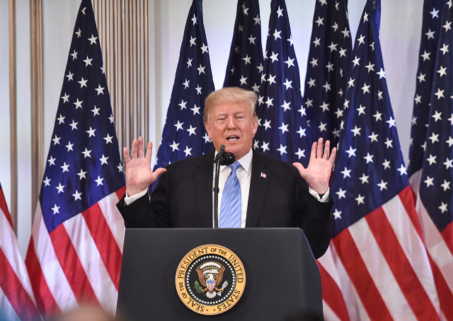 us president donald trump speaks during a press conference on the sidelines of the unga photo afp us president donald trump speaks during a press conference on the sidelines of the unga photo afp