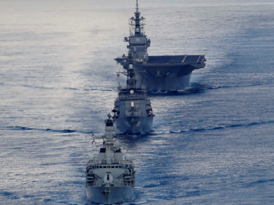 japanese carrier drills with british warship heading to contested south china sea japanese carrier drills with british warship heading to contested south china sea