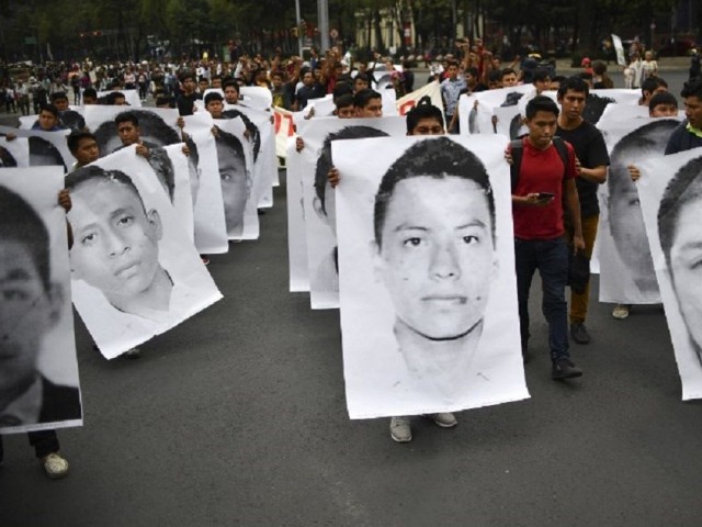 43 students went missing in 2014 and an avid speculation around their massacre prevails photo afp