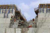 representational image of workers at dam construction site photo reuters