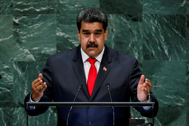venezuela 039 s president nicolas maduro addresses the 73rd session of the united nations general assembly at u n headquarters in new york us september 26 2018 photo reuters venezuela 039 s president nicolas maduro addresses the 73rd session of the united nations general assembly at u n headquarters in new york us september 26 2018 photo reuters