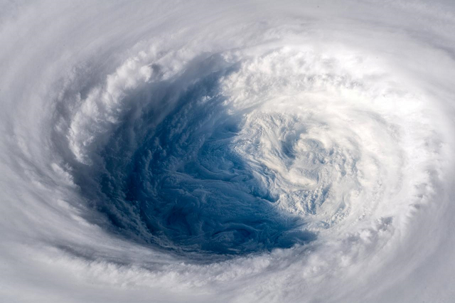 super typhoon trami is seen from the international space station as it moves in the direction of japan september 25 2018 in this image obtained from social media on september 26 2018 photo reuters