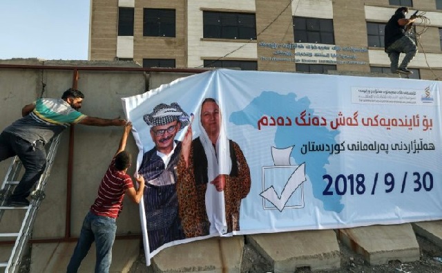 twelve months since a controversial referendum that sparked a punishing backlash from baghdad iraq 039 s divided kurds will elect a regional parliament sunday photo afp