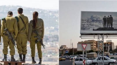 iran city mayor apologises over billboard showing israeli troops iran city mayor apologises over billboard showing israeli troops