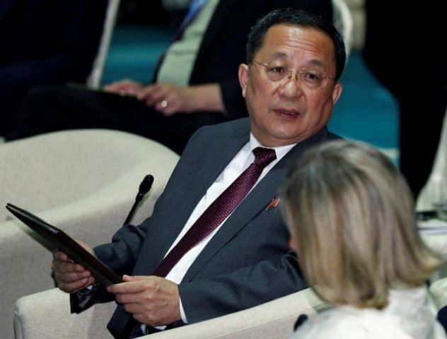 north korea 039 s foreign minister ri yong ho attends the asean regional forum retreat session in singapore photo reuters