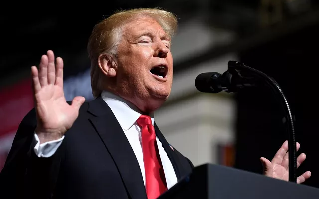 us president donald trump makes remarks at wesbanco arena during a make america great again rally in wheeling west virginia september 29 2018 photo reuters us president donald trump makes remarks at wesbanco arena during a make america great again rally in wheeling west virginia september 29 2018 photo reuters