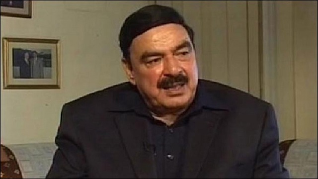 federal minister for railways sheikh rashid photo radio pakistan