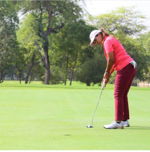 aania inspiring young girls to pick up golf clubs