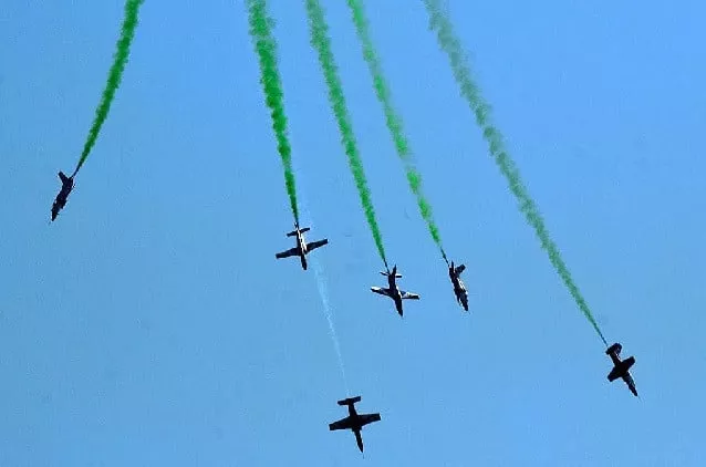 sherdils demonstrating their skills as a large number of people witnessing the several formations of a variety of combat helicopters belonging to the armed forces demonstrated their capabilities as well paf fighter jets mesmerised the audience with their mid air maneuvers as pakistan day parade to celebrate 82 years of national resolve for a separate homeland with the vision of one nation one destination held at the shakarparian parade ground photo app sherdils demonstrating their skills as a large number of people witnessing the several formations of a variety of combat helicopters belonging to the armed forces demonstrated their capabilities as well paf fighter jets mesmerised the audience with their mid air maneuvers as pakistan day parade to celebrate 82 years of national resolve for a separate homeland with the vision of one nation one destination held at the shakarparian parade ground photo app
