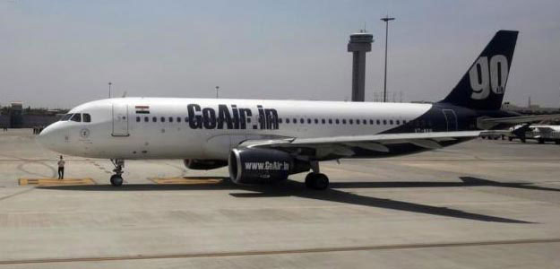 the two officers stole a consignment of 53 cellphones pictured here is a goair airplane photo reuters