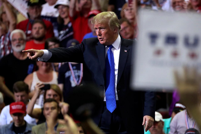 us president donald trump rallies with supporters during a make america great again rally in southaven mississippi u s october 2 2018 photo reuters