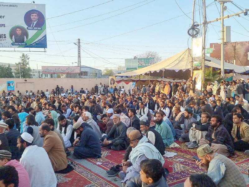 people from all walks of life gather at the balochistan assembly chowk to demand the immediate recovery of the kidnapped child photo ppi