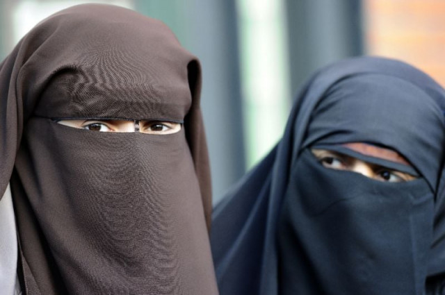 file photo of burqa clad women photo afp file photo of burqa clad women photo afp