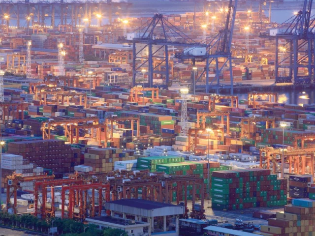 during the first eight months jul feb of the current fiscal year imports grew 7 4 or 2 6 billion to 37 8 billion compared to that exports for the same period amounted to 22 billion up 1 7 billion or 8 1 photo file during the first eight months jul feb of the current fiscal year imports grew 7 4 or 2 6 billion to 37 8 billion compared to that exports for the same period amounted to 22 billion up 1 7 billion or 8 1 photo file