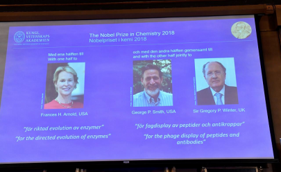 arnold smith winter win 2018 nobel chemistry prize