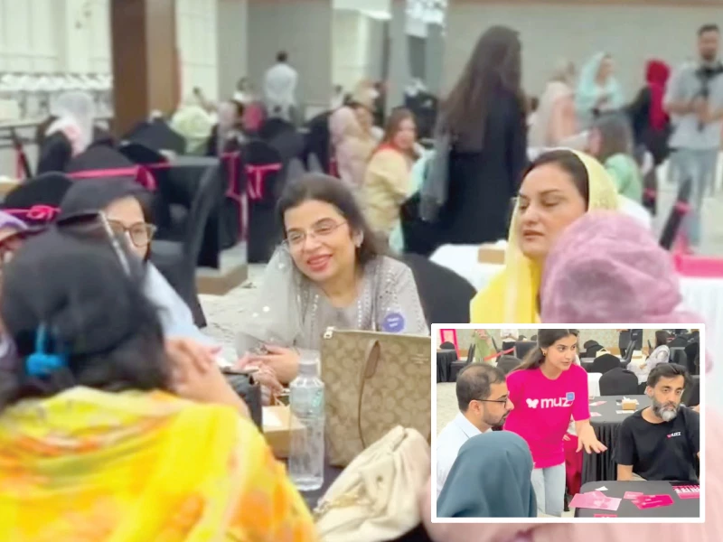 candidates and their mothers engage with each other using icebreaker prompts at a singles meetup event organised by muzz a matchmaking app for muslims in the federal capital photos zunairah qureshi express candidates and their mothers engage with each other using icebreaker prompts at a singles meetup event organised by muzz a matchmaking app for muslims in the federal capital photos zunairah qureshi express