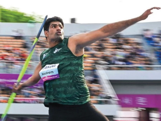 arshad became the first pakistani in 50 years to win gold at the asian athletics championship photo file arshad became the first pakistani in 50 years to win gold at the asian athletics championship photo file