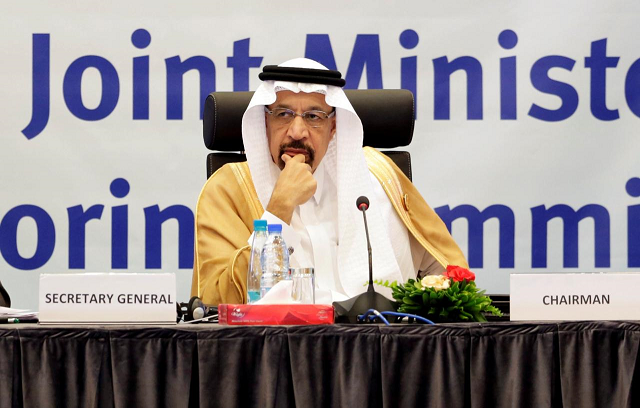 saudi arabian energy minister khalid al falih during the inaugural session ceremony of the opec ministerial monitoring committee in algiers algeria september 23 2018 photo reuters saudi arabian energy minister khalid al falih during the inaugural session ceremony of the opec ministerial monitoring committee in algiers algeria september 23 2018 photo reuters