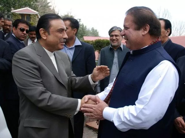 file photo of zardari and nawaz shaking hands photo online file file photo of zardari and nawaz shaking hands photo online file