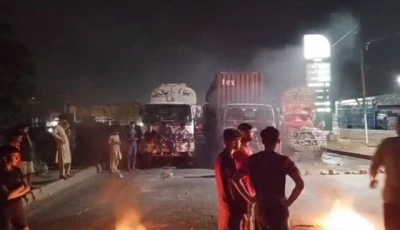 power gas outages spark protest on lyari expressway